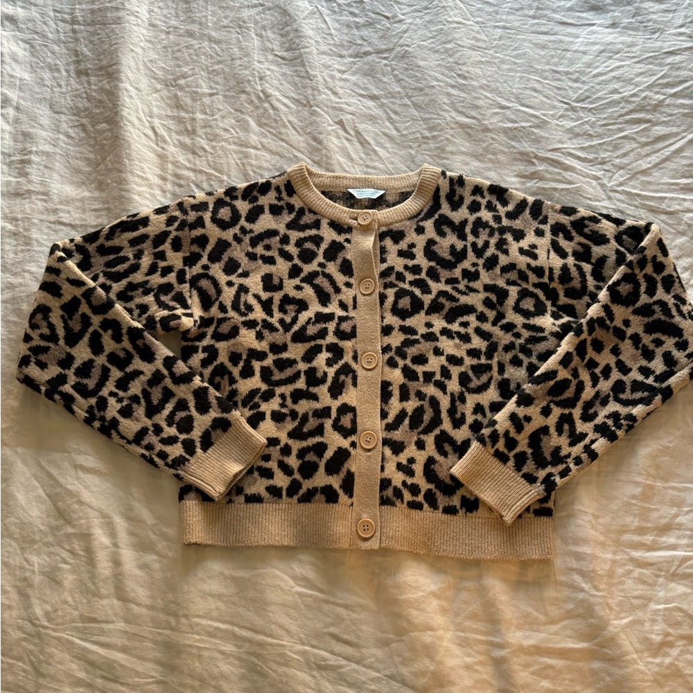 Leopard Print Cardigan